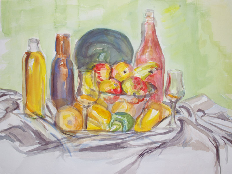 Aquarell Stillleben